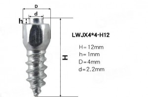 LWHY4*4-H9 Cemented Carbide Motorcycle Ice Studs